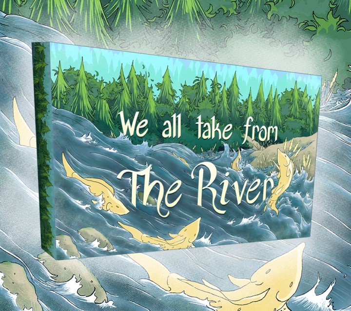 Crownfish Games – We All Take From The River Board Game – NEW SEALED!