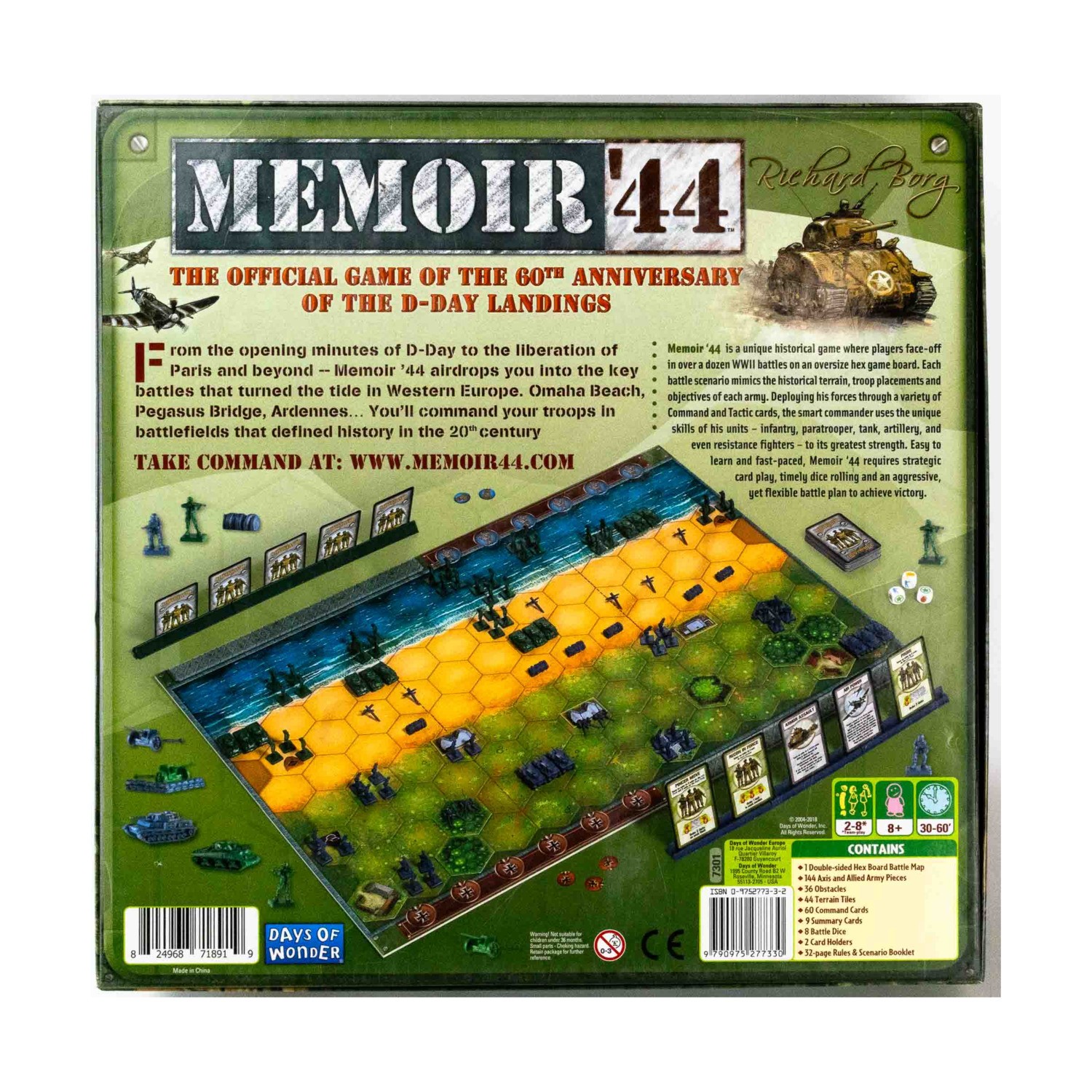 Days of Wonder Memoir ’44 Memoir ’44 (2nd) Box VG+/NM
