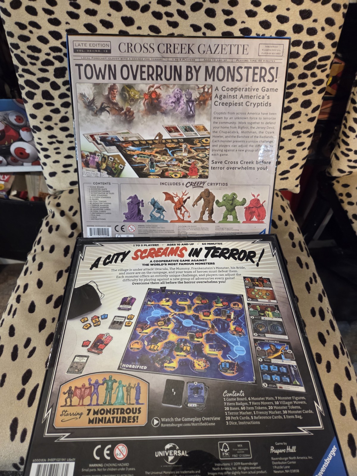 Ravensburger Horrified Universal Monsters Strategy Board Game New Sealed