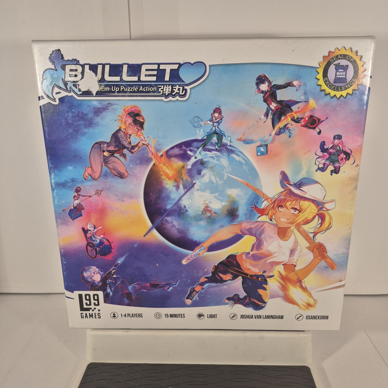 Bullet Heart Board Game Level 99 Games Open Box Complete