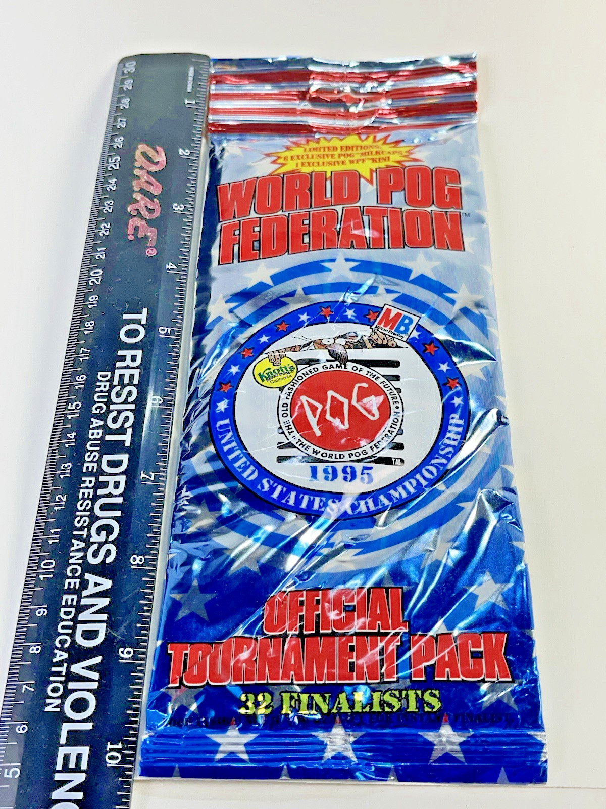 World Pog Federation 1995 US Championship Tournament Pack Lot Of 5 Pogs Rare New