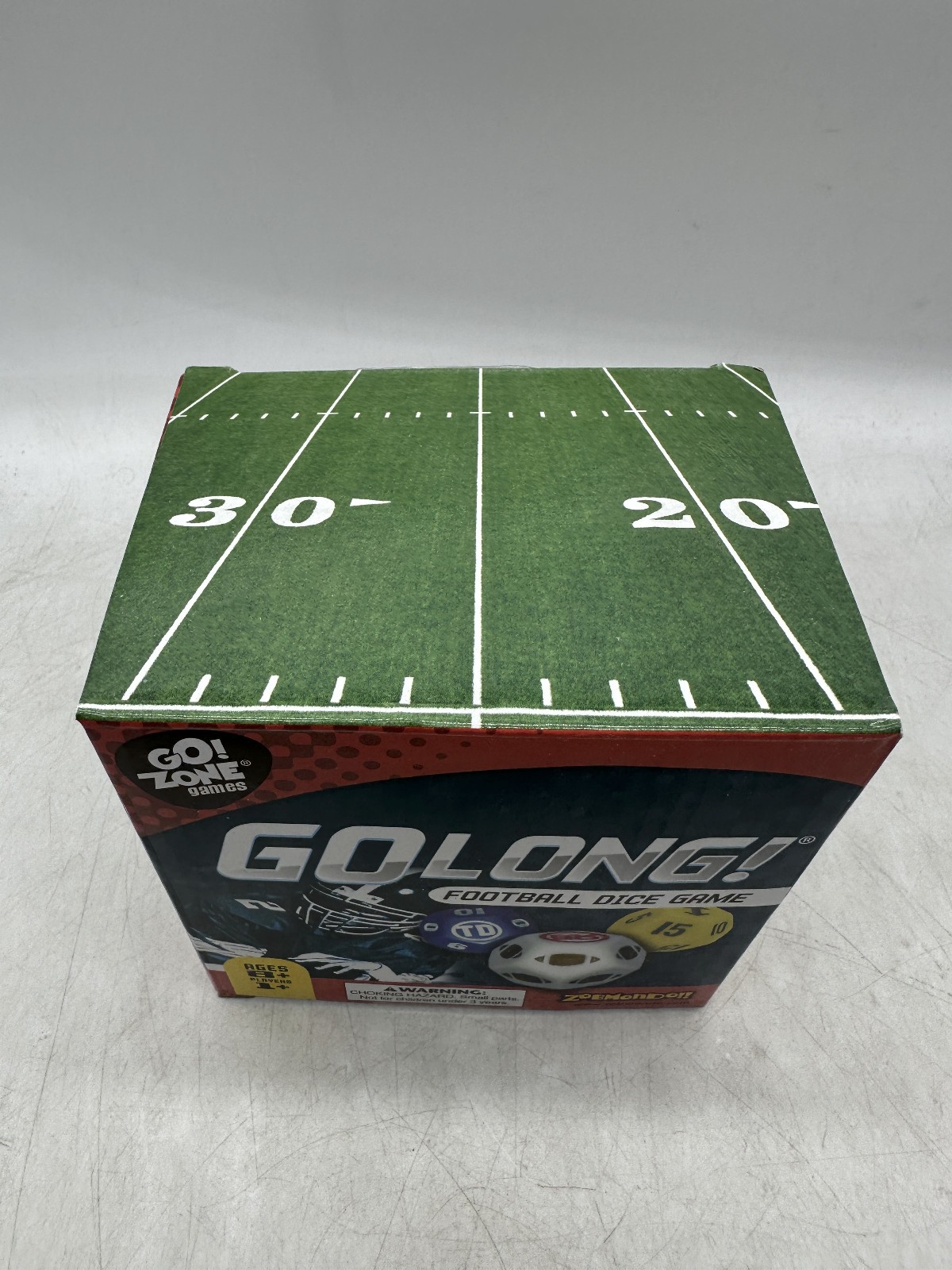 Go Long! Football Dice Game Go! Zone Games Zobmondo!! NiOB