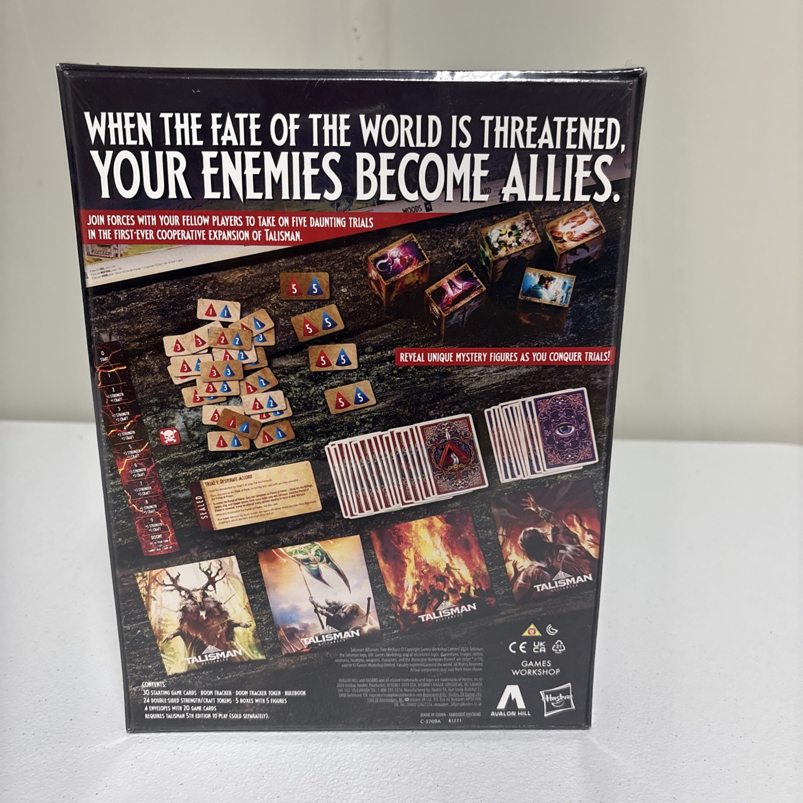 Hasbro Gaming Talisman Alliances: Fate Beckons Board Game Expansion Strategy NEW
