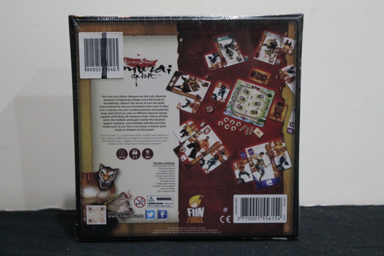 2014 Fun Forge Samurai Spirit Sealed Complete Board Game | New & Sealed