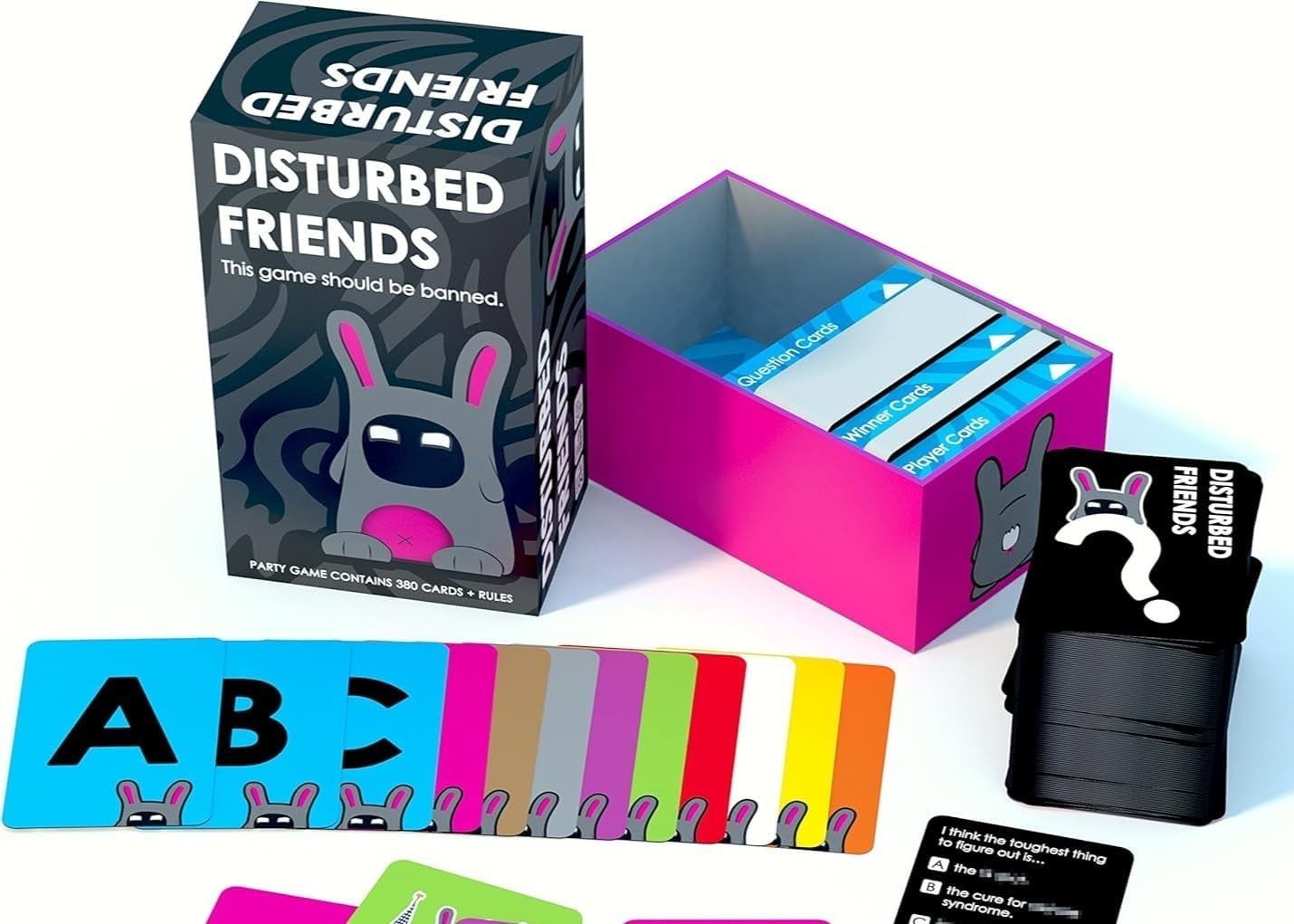 Disturbed Friends Party Game Funny Adult Card Game for Game Night Fun