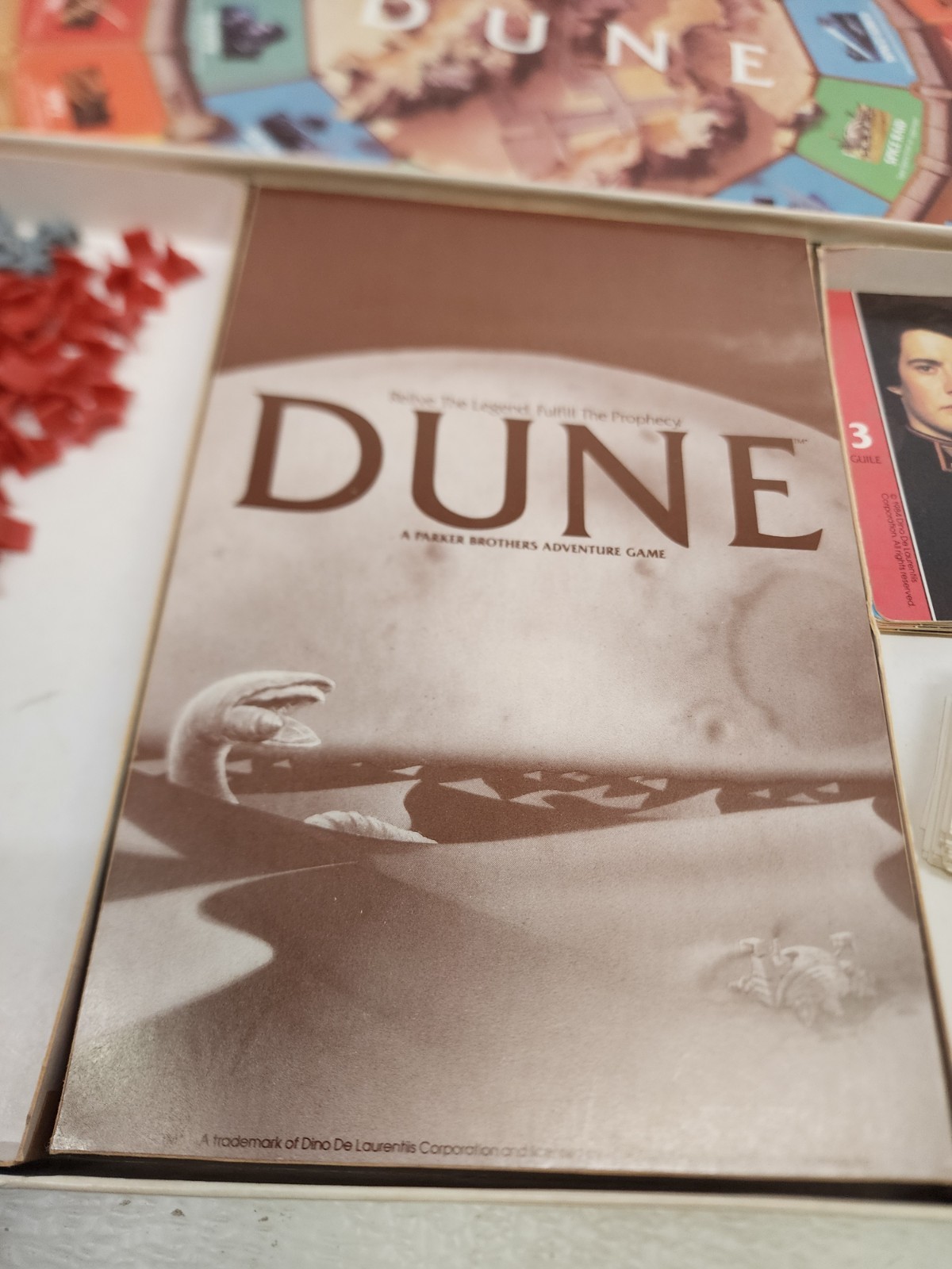 Dune Adventure Vintage Board Game 1984 Parker Brothers 100% COMPLETE