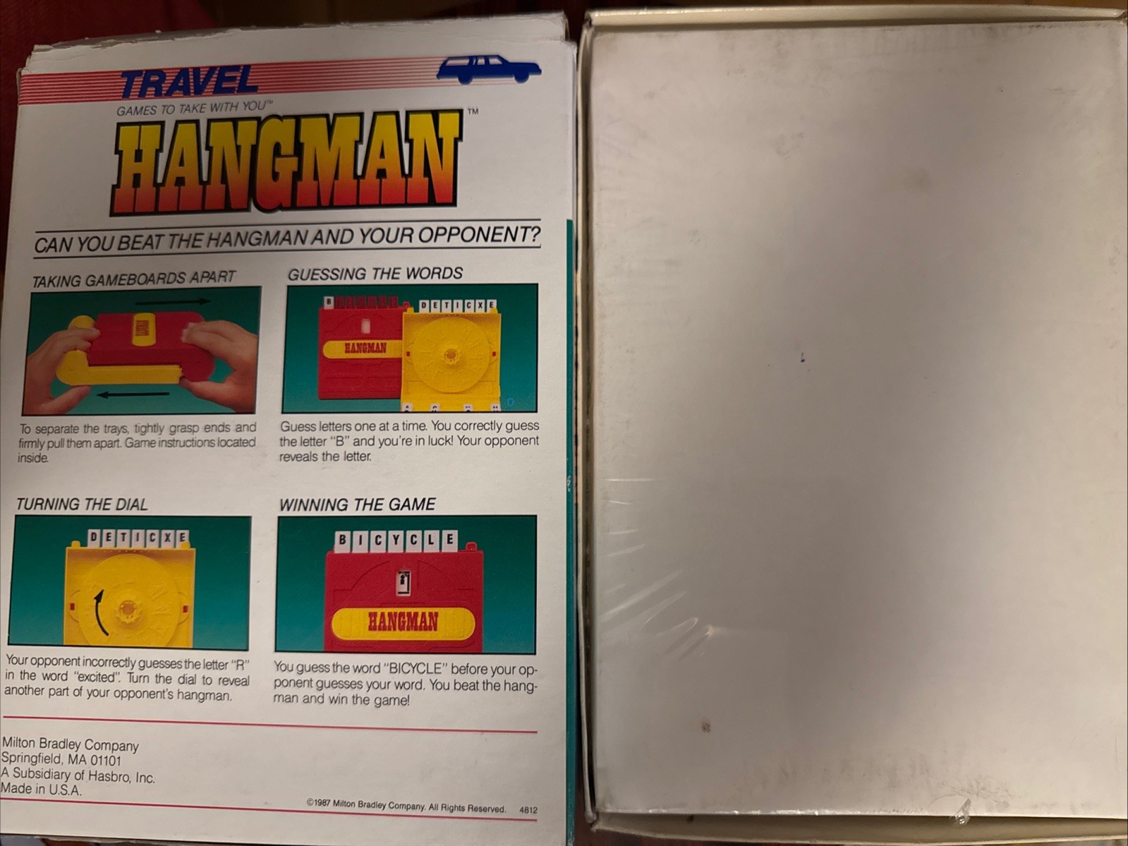 Vintage Games Hangman Travel And Take 5 MB And Hi-Q Games New