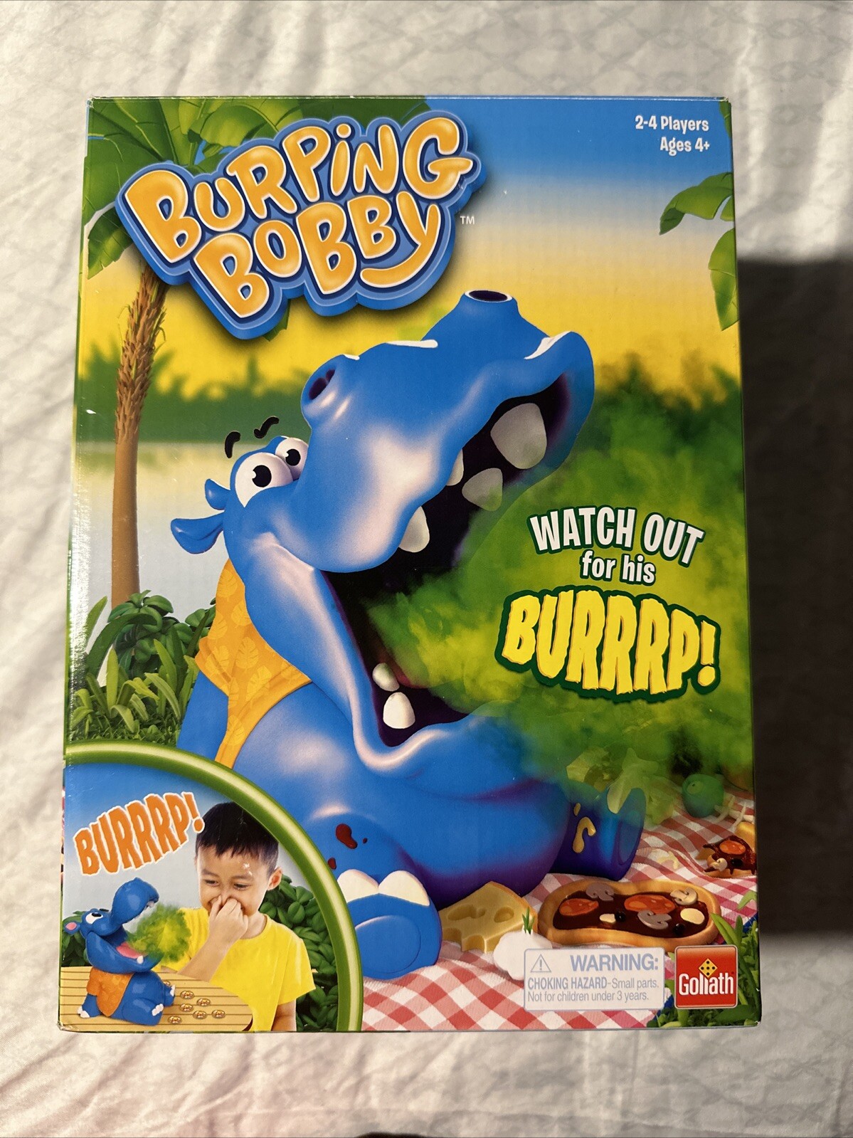 Burping Bobby by Goliath, Multi Color 2-4 Players Ages 4+