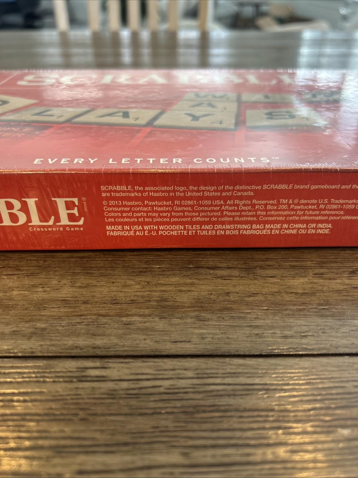 Hasbro Original SCRABBLE Board Game Family word puzzle game Authentic NEW SEALED