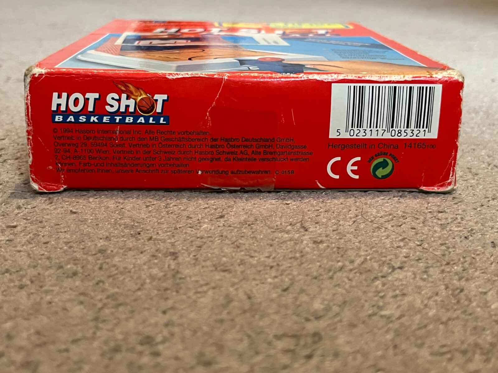 Hot Shot Basketball Travel Games Milton-Bradley 1992 VTG Rare Comes with 1 Ball