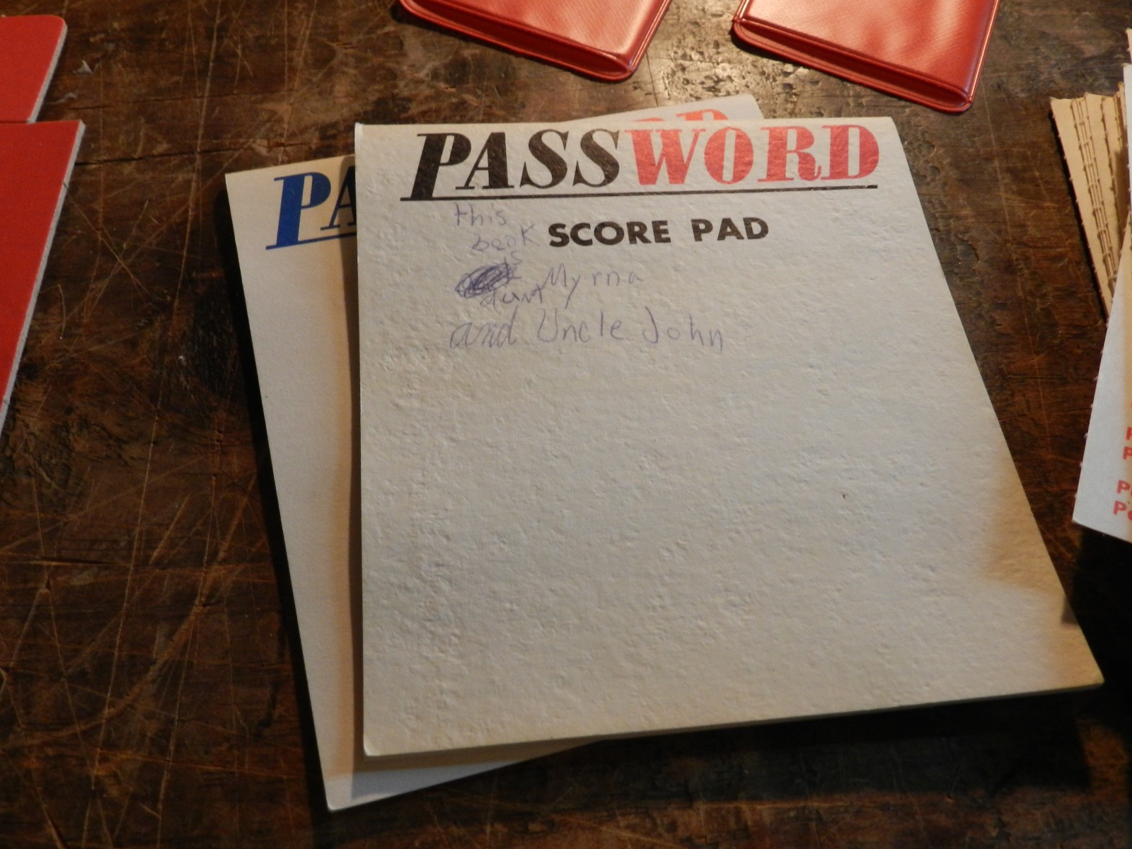 PASSWORD 20th EDITION MB GAME