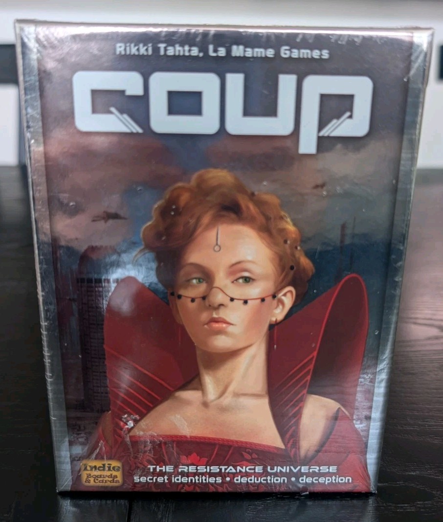 Coup The Dystopian Universe Card Game – Indie Boards and Cards – Factory Sealed