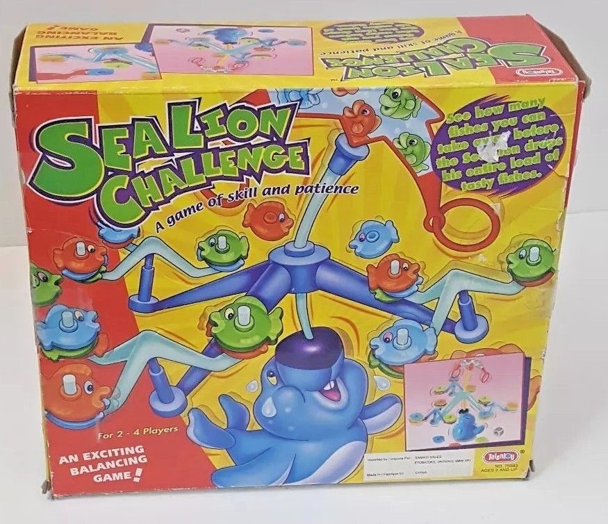 Sea Lion Challenge Balancing Game 2006 Talentoy Rare HTF