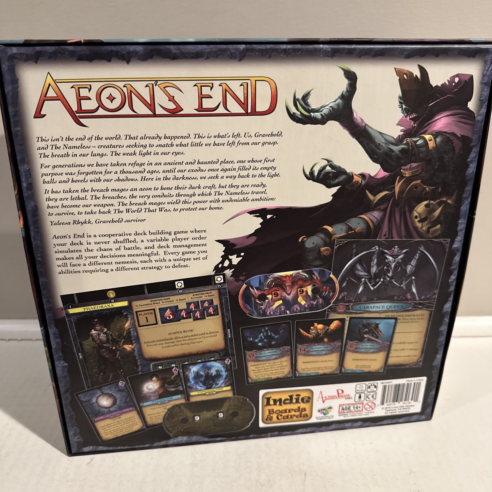 Aeon’s End – Indie Boards & Cards Action Phase Game *Barely Used*