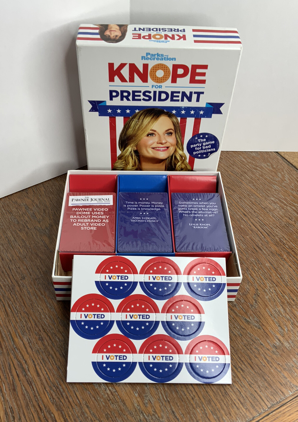 Parks and Recreation Knope For President Party Card Game New