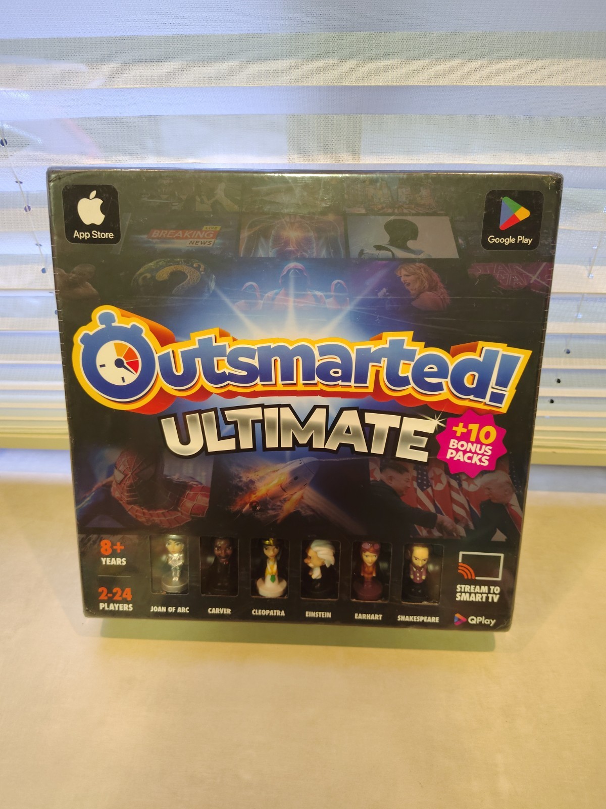 Outsmarted Ultimate Edition Board Game W/10 Exciting Bonus Categories NEW Sealed
