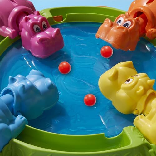 Hungry Hungry Hippos Classic Marble Chomping Game for Preschoolers Ages 4+