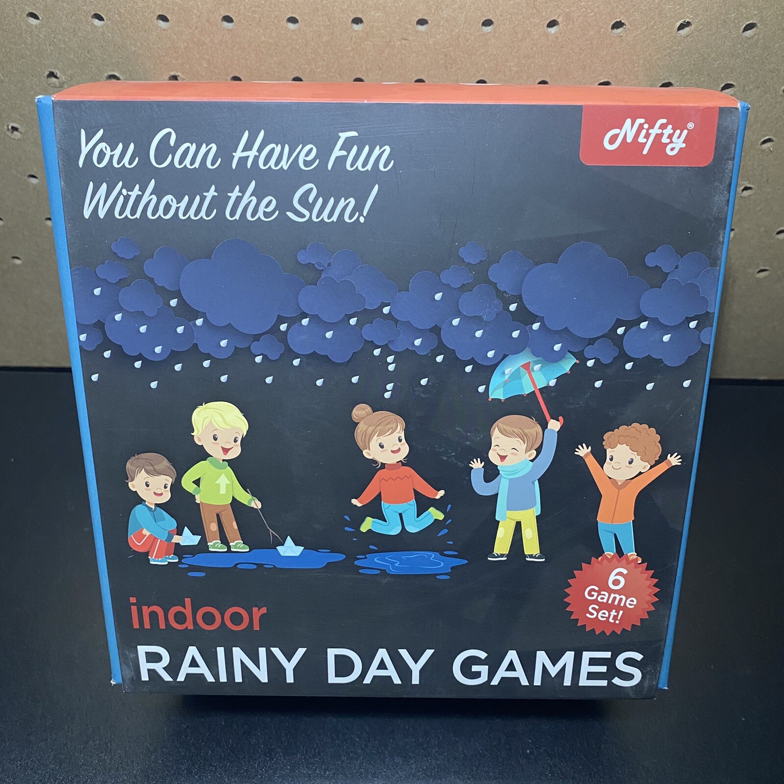 Nifty Indoor Rainy Day Games Kit-6 Classic Board Games In 1 Set-Chess,Ludo, Etc.