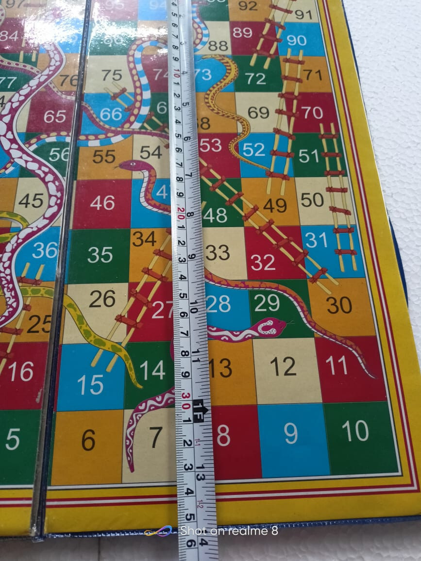 Ludo Snake & ladders 35 x 35 cm Traditional FAMILY Board Games PACK OF 1 f/d-s