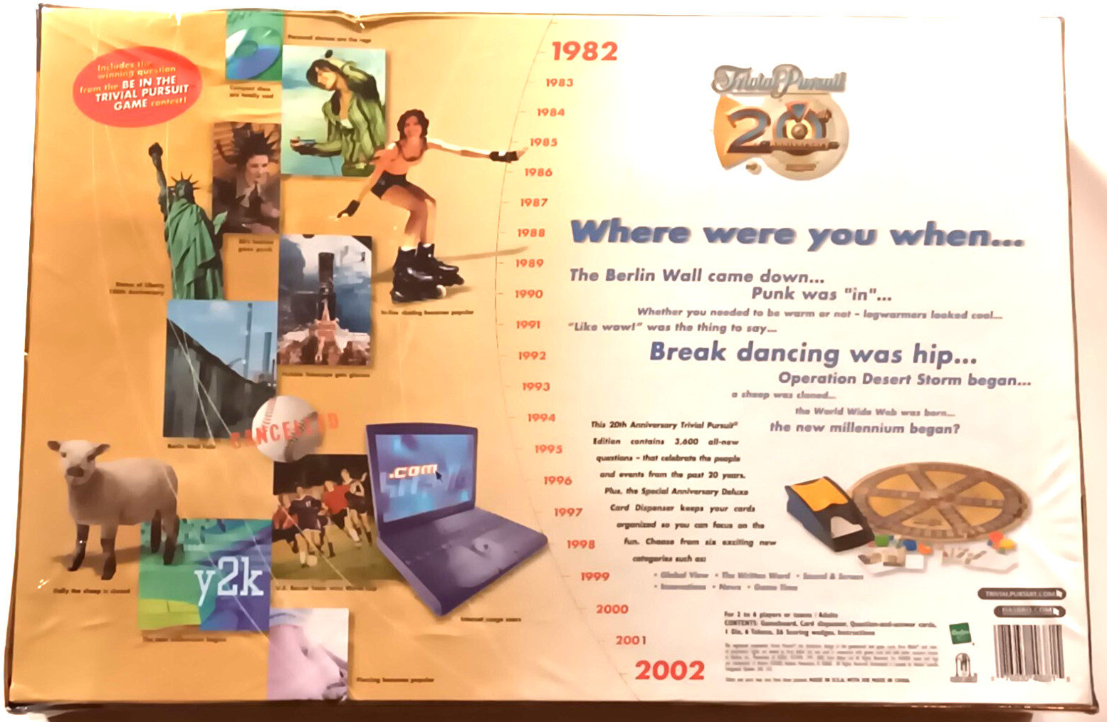 BRAND NEW SEALED Trivial Pursuit 20th Anniversary Edition 2002 Parker Brothers