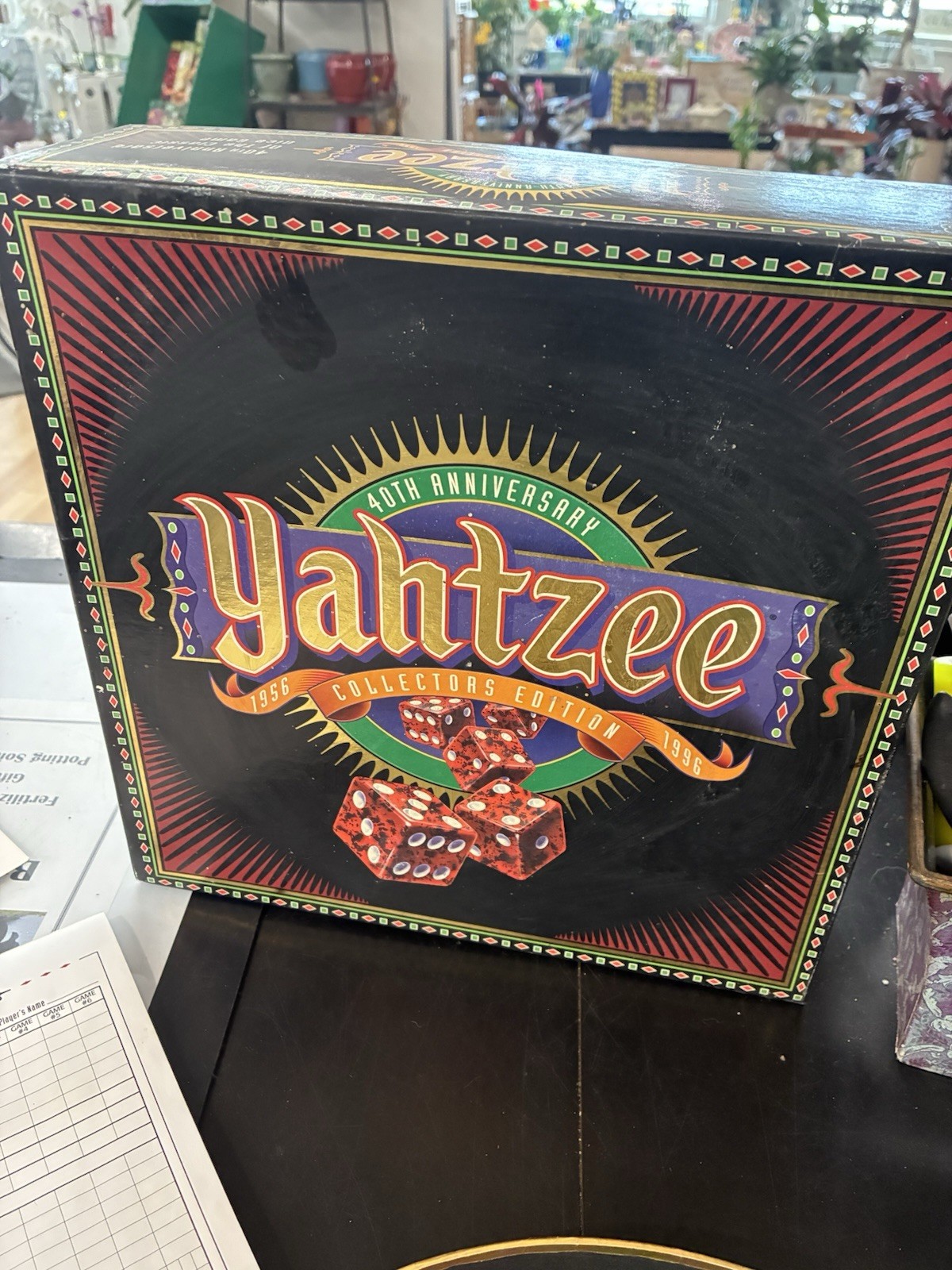 Milton Bradley 40th Anniversary Collector’s Edition Yahtzee Complete Game 4614