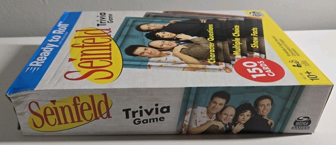 SEINFELD TRIVIA GAME Ready To Roll NEW 2021 Trivia Game Pop Culture 90’s