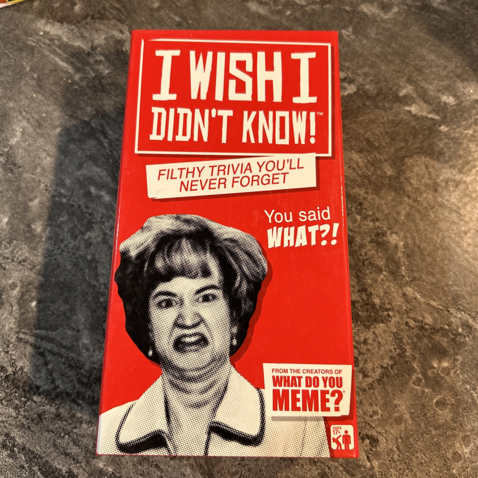 I Wish I Didn’t Know! The Filthy Trivia Adult Party Card Game What Do You Meme?