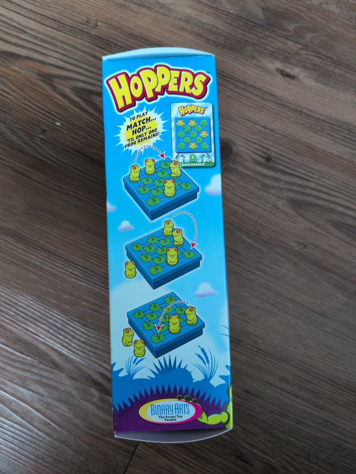 Vintage 1999 Hoppers Peg Solitaire Jumping Frog Game Binary Arts #6700 – NEW