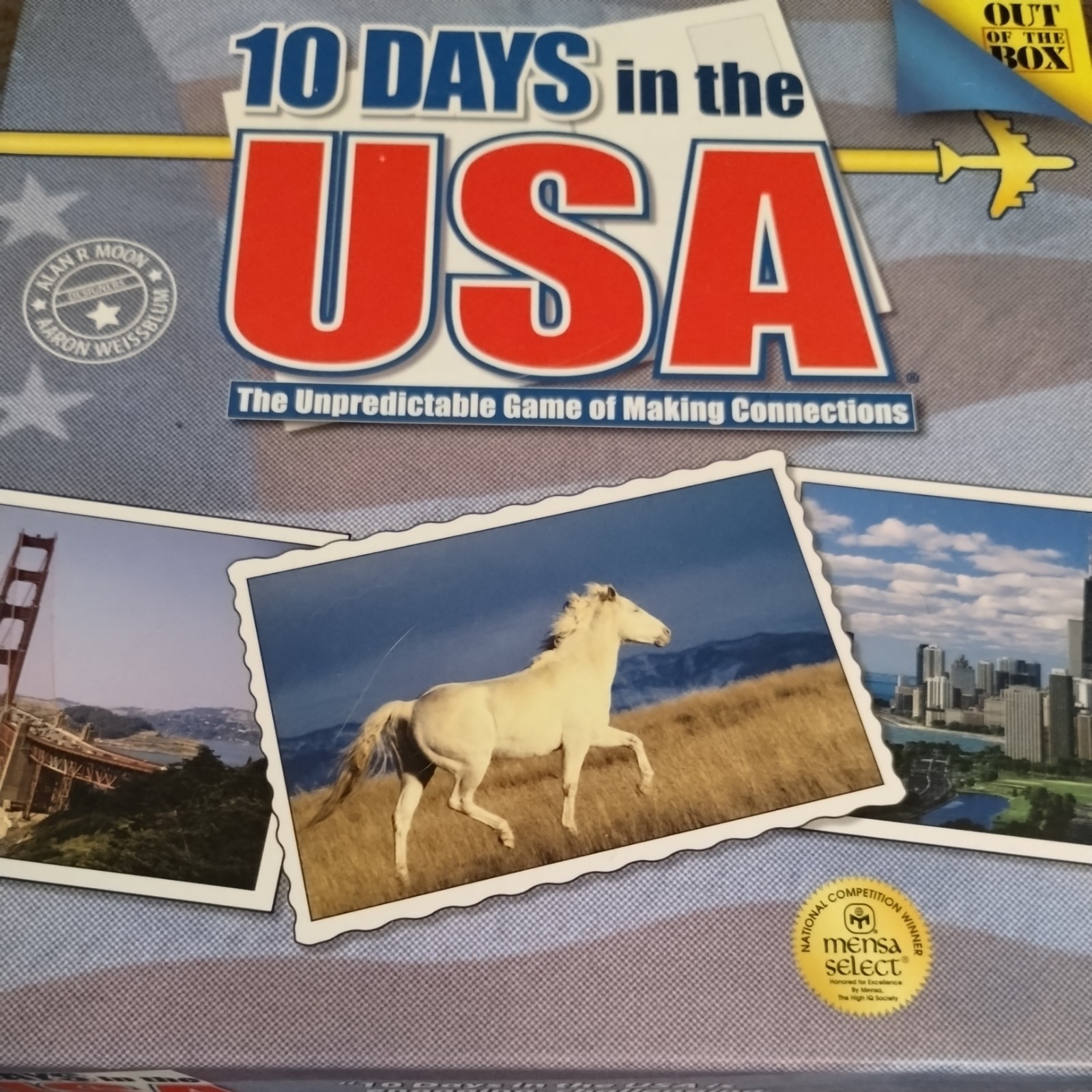 Vintage 1st Edition! 10 Days In The USA “Out Of The Box” Board Game COMPLETE!!