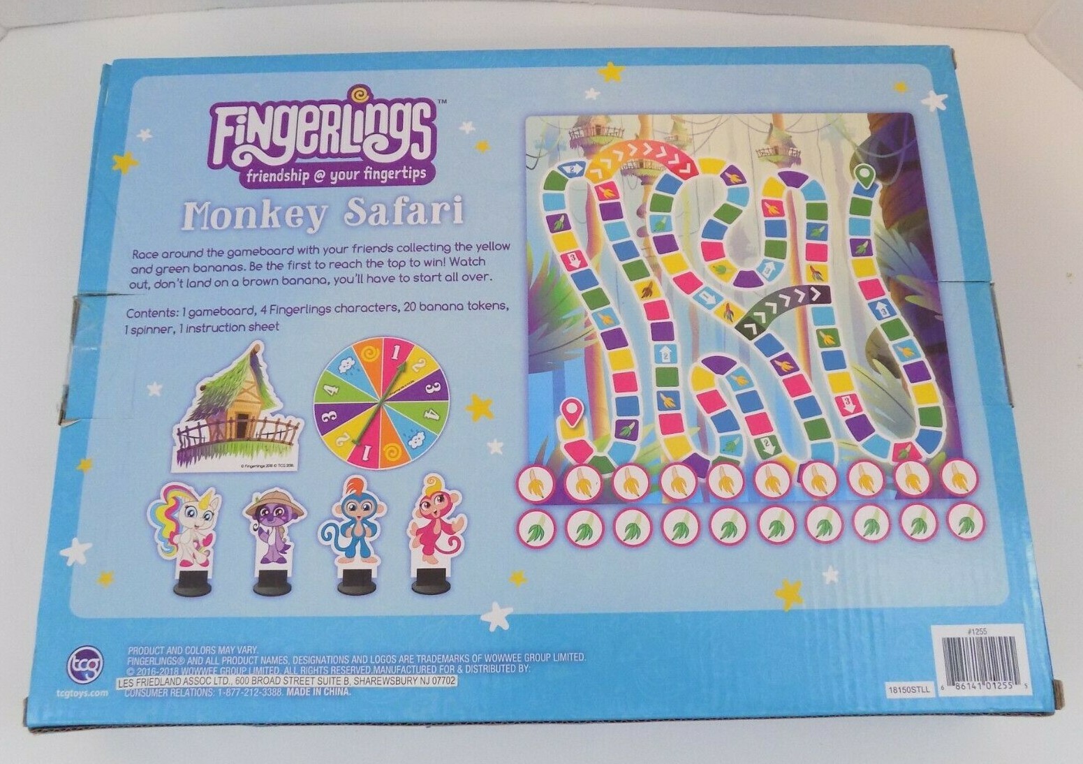 Lot Of 2~Fingerlings Games~Monkey Safari & 4 In 1 Board Games-Find & Seek-NEW