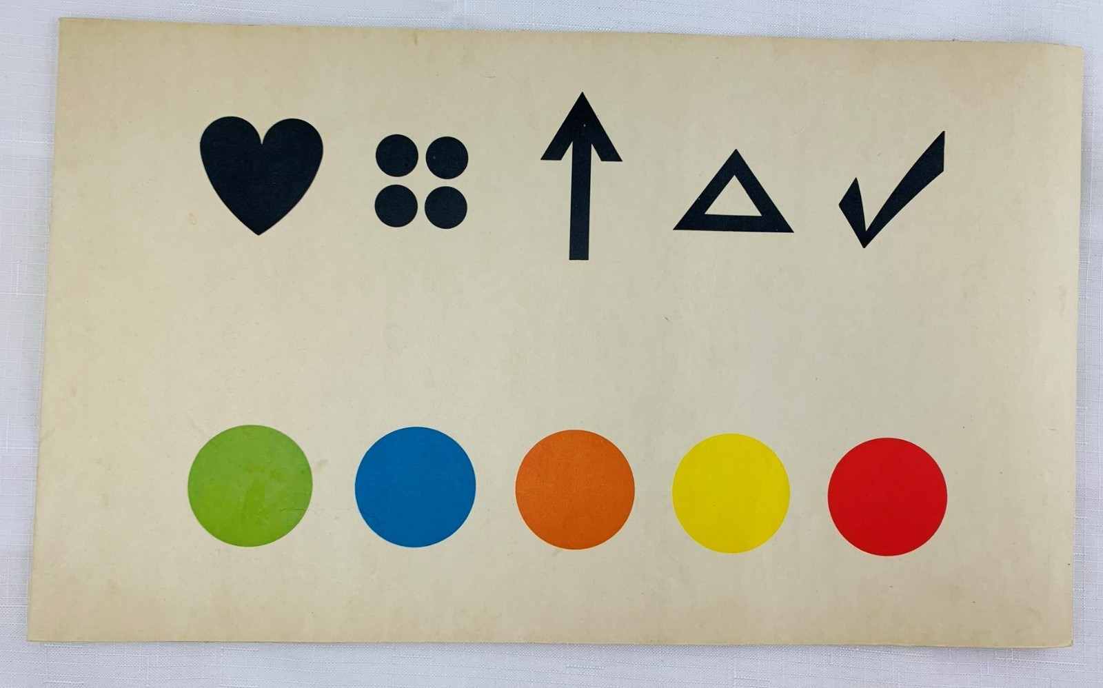 1967 Kreskin’s ESP Game by Milton Bradley Complete in Very Good Cond FREE SHIP