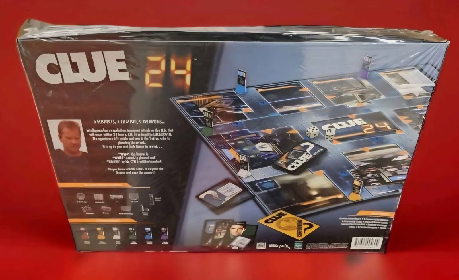 CLUE 24 2009 Kiefer Sutherland Ages 9+ Board Game FREE SHIP NEW / SEALED / RARE