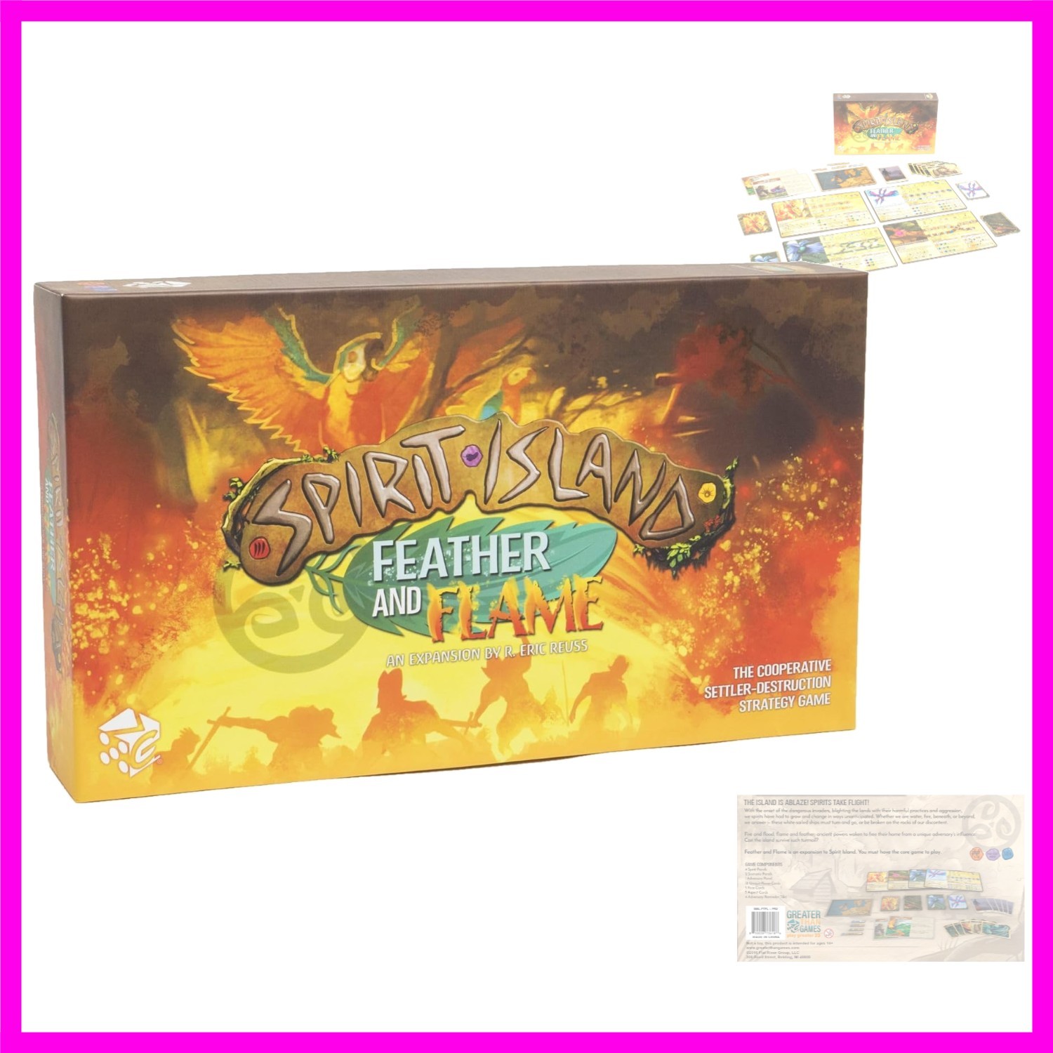 Spirit Island: Feather & Flame – Foil Panels | Cooperative Strategy Board Gam…