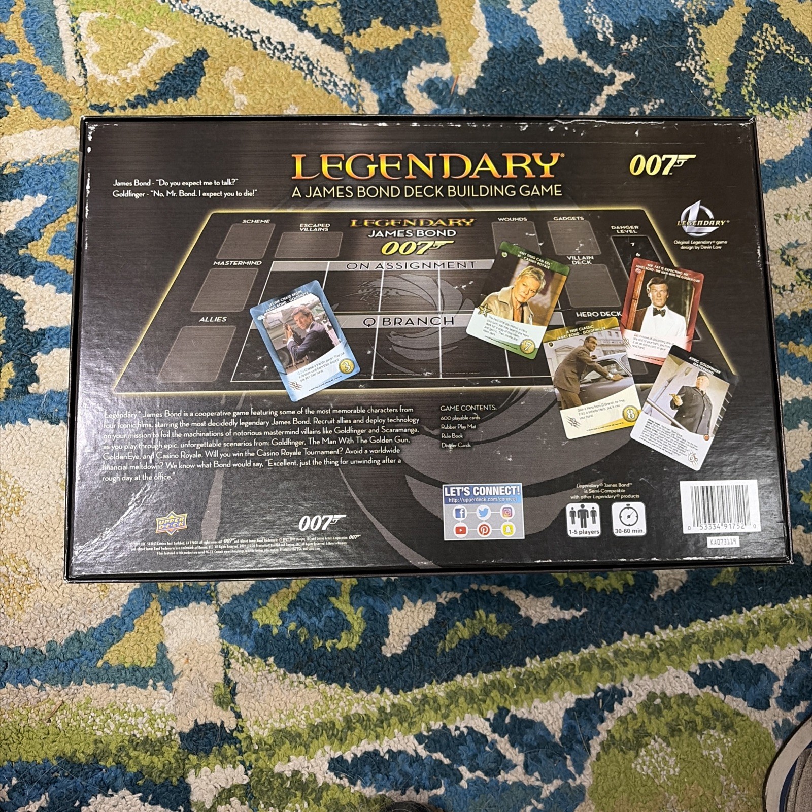 Legendary: A James Bond 007 Deckbuilding Game Card Game Upper Deck Entertainment
