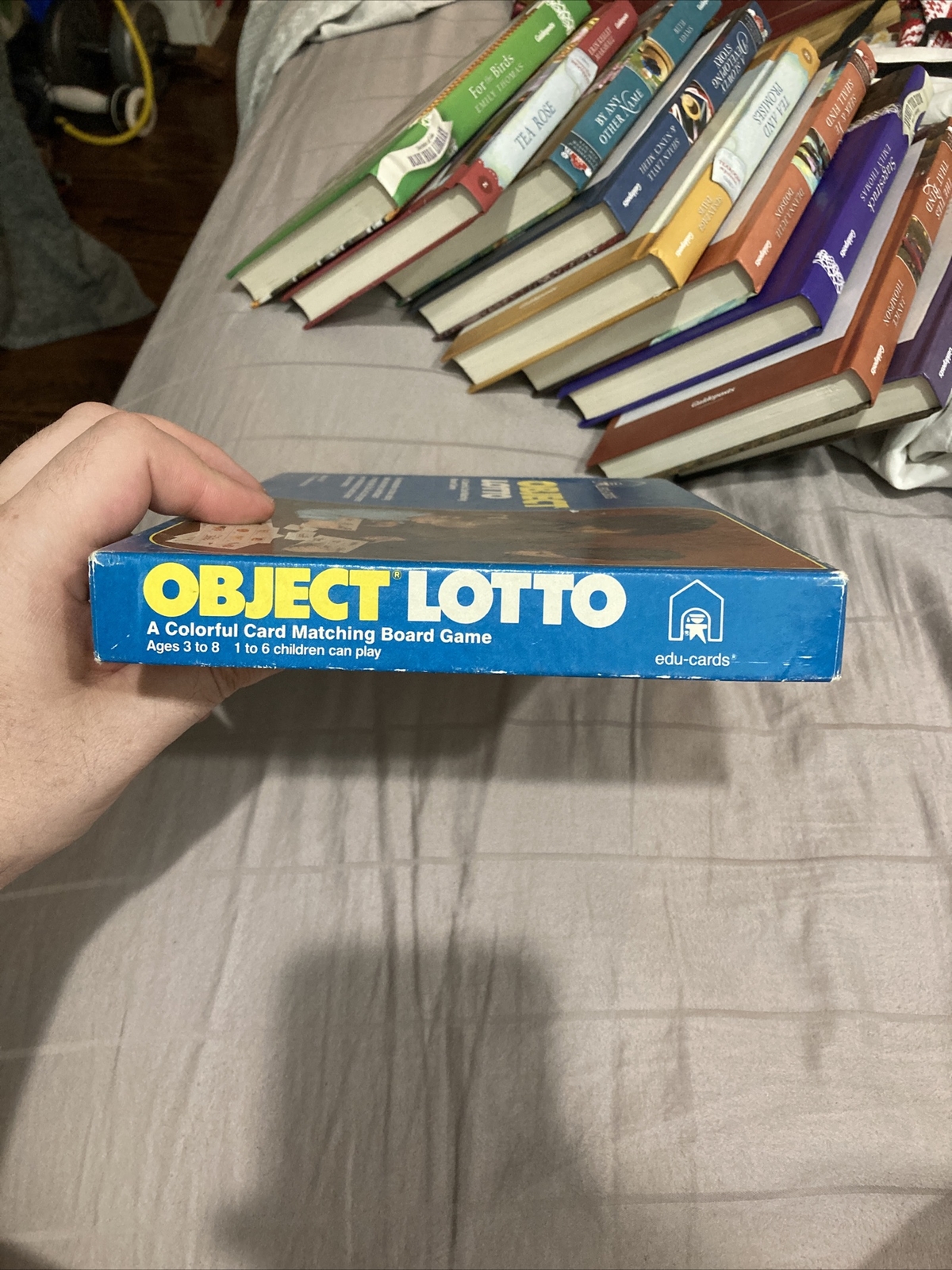 Object Lotto Edu-Cards Matching Game 127 KPB Industries, Cards Still Perforated!