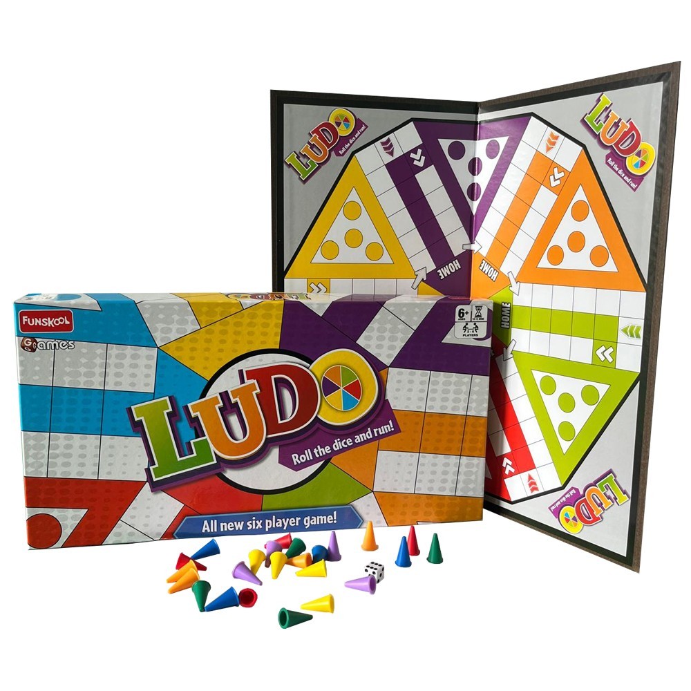 Livevie Ludo 2018 Classic Strategy Game Board for Kids & Family, Unique 6-Player