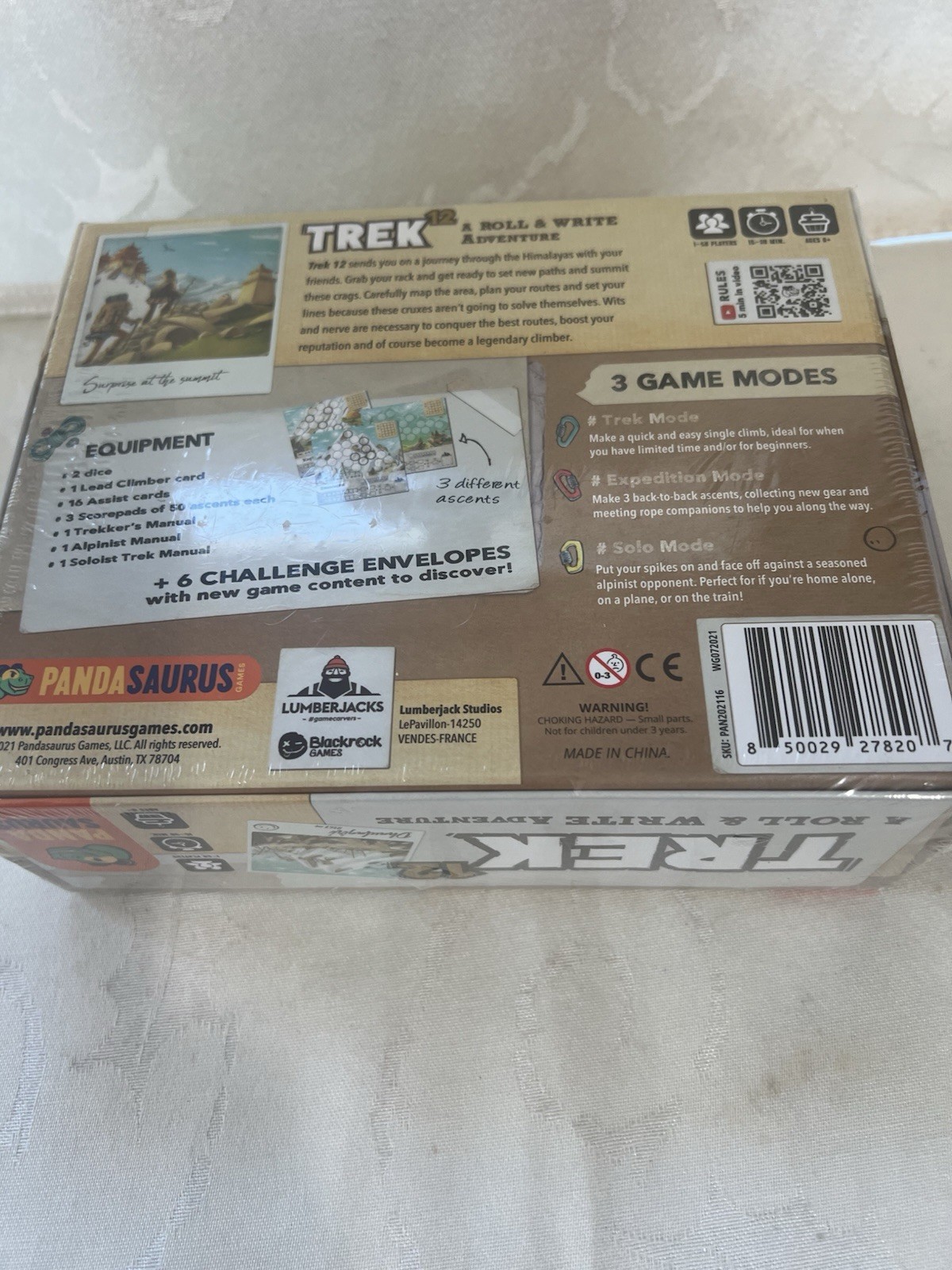 Trek 12 Himalaya Board Game Pandasaurus NIB – A Roll and Write Adventure