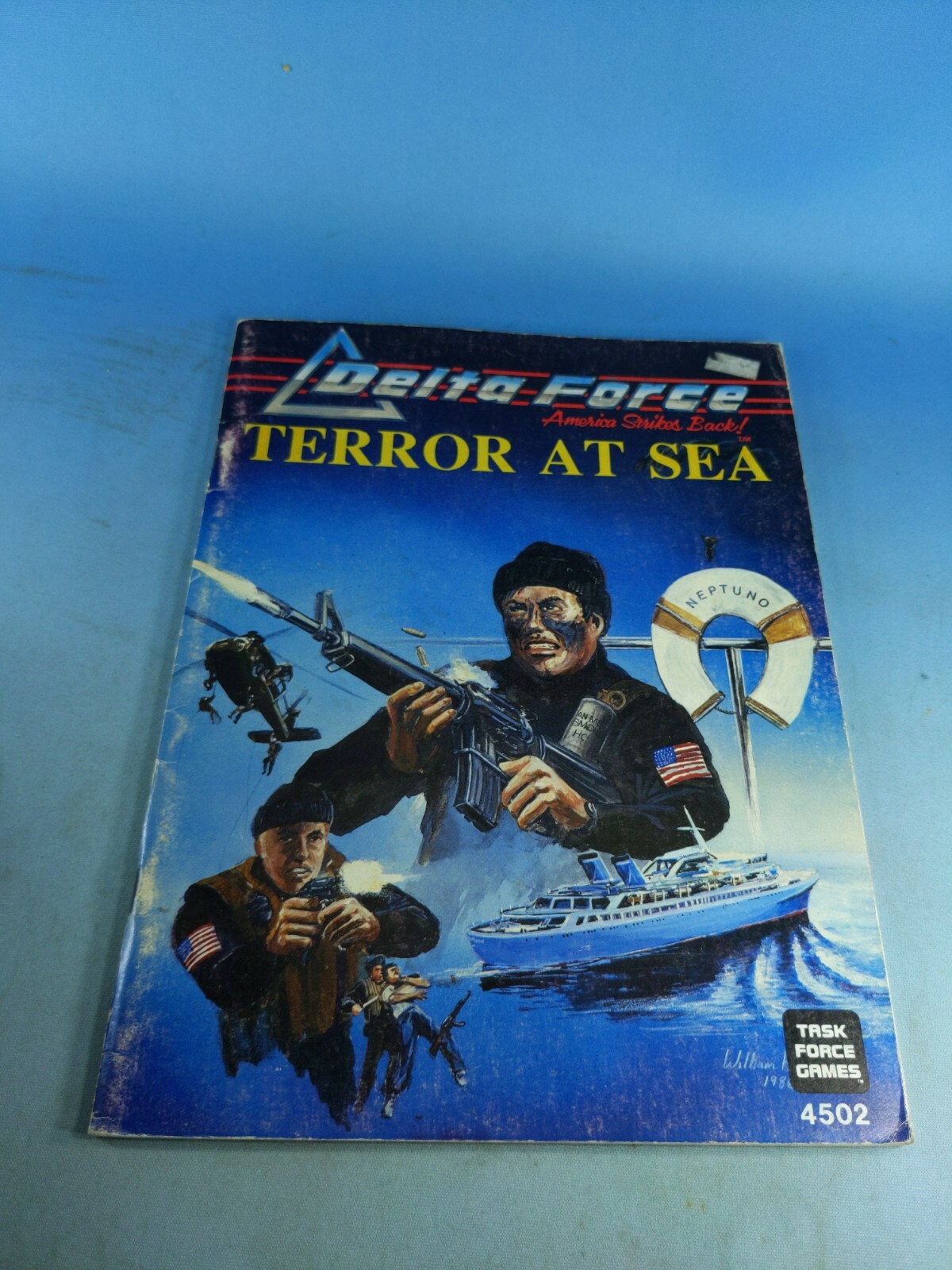 ROLE PLAYING GAME Delta Force Terror at Sea Supplement Task Force Games op 1986