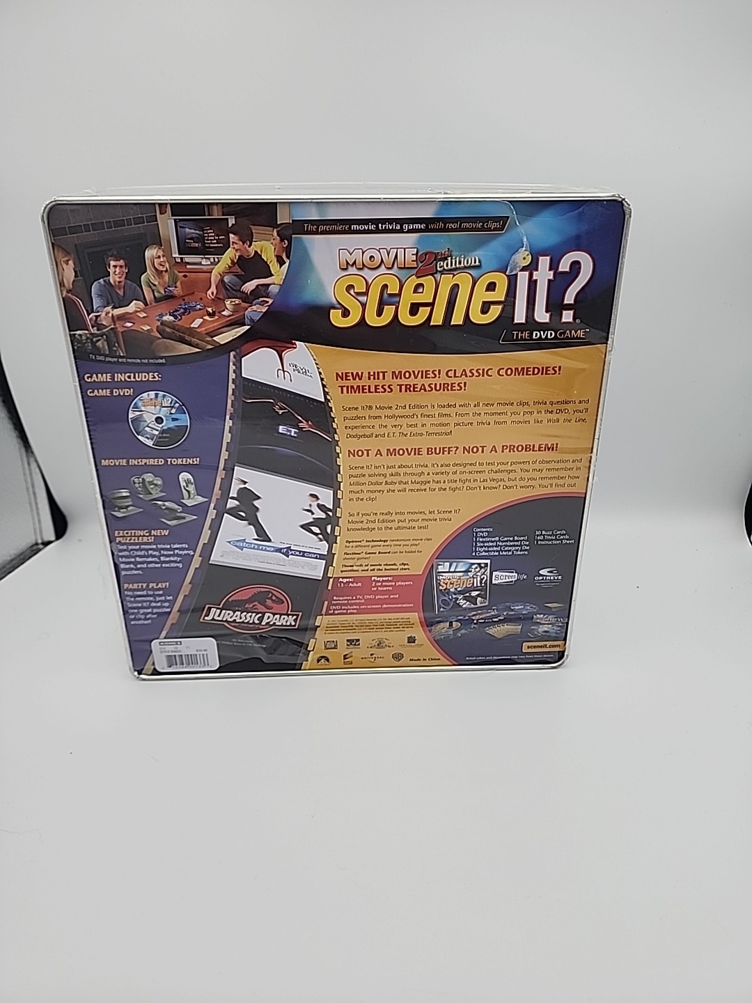 NEW Scene It? Movie 2nd Edition DVD Trivia Board Game 2007 in Collector Tin