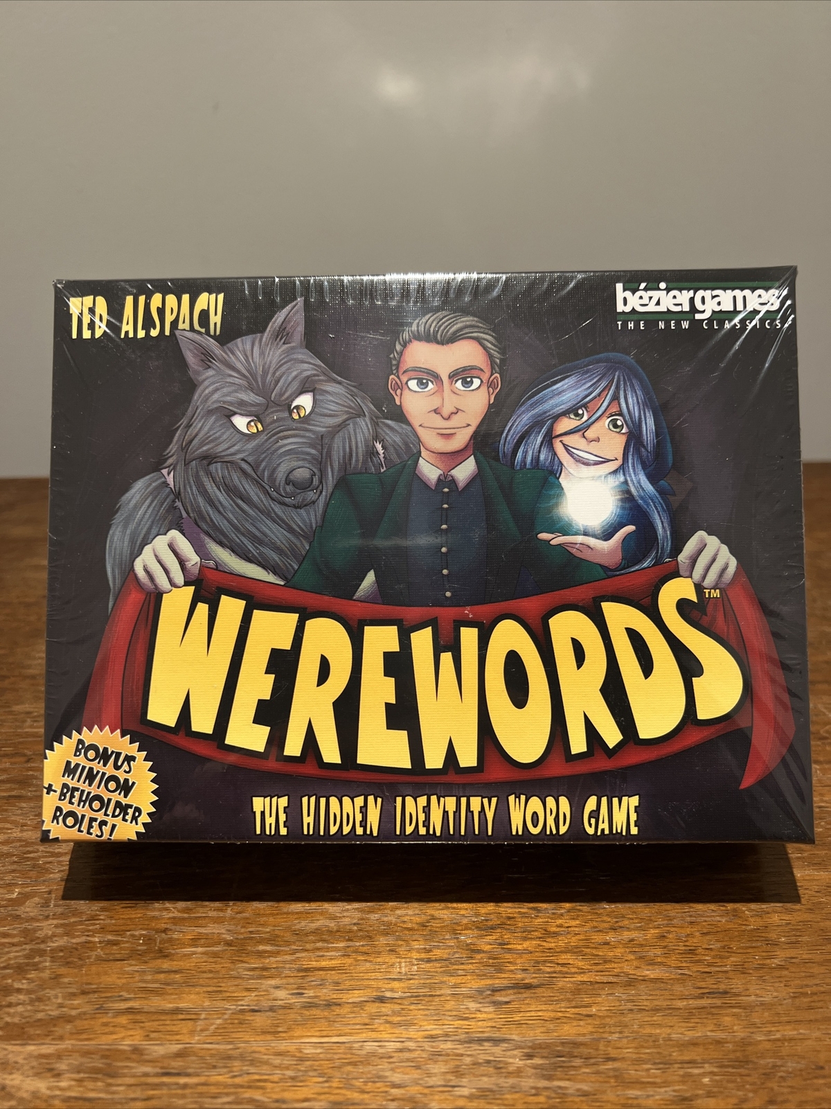 WEREWORDS The Hidden Identity Word Game Bezier Games w- Minion & Beholder Roles