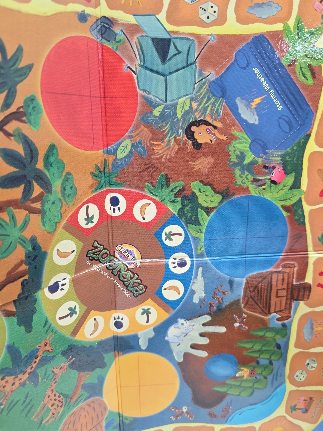 Cranium Zooreka Race to Build Your Zoo! Family Board Game 2006 Complete