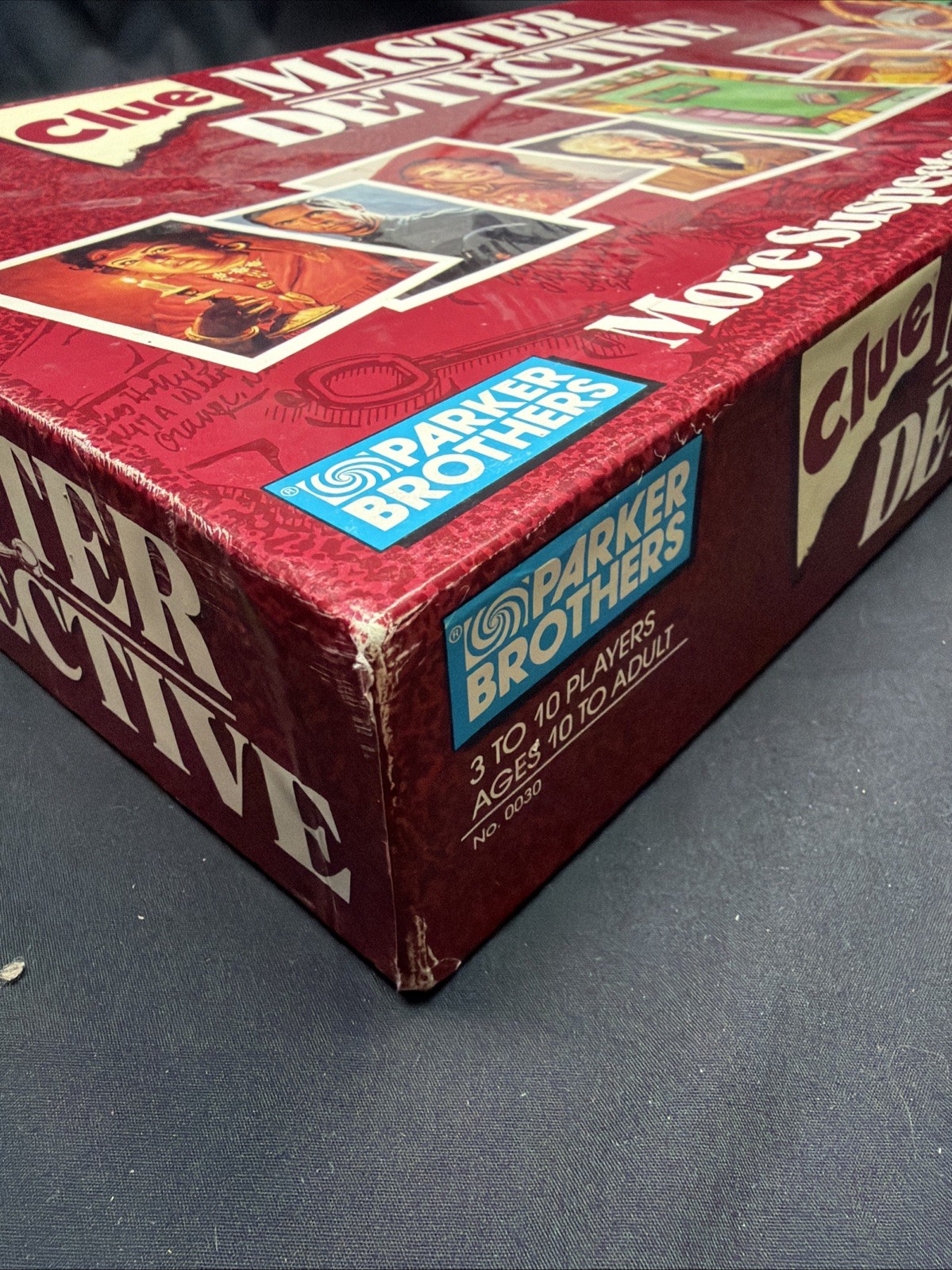 Clue Master Detective Board Game Parker Brothers Complete Vintage 1988