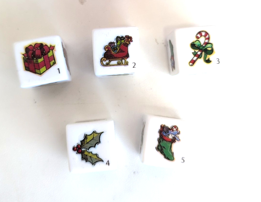 Yahtzee Holiday Edition by USAopoly & Hasbro Christmas Family Dice Game COMPLETE