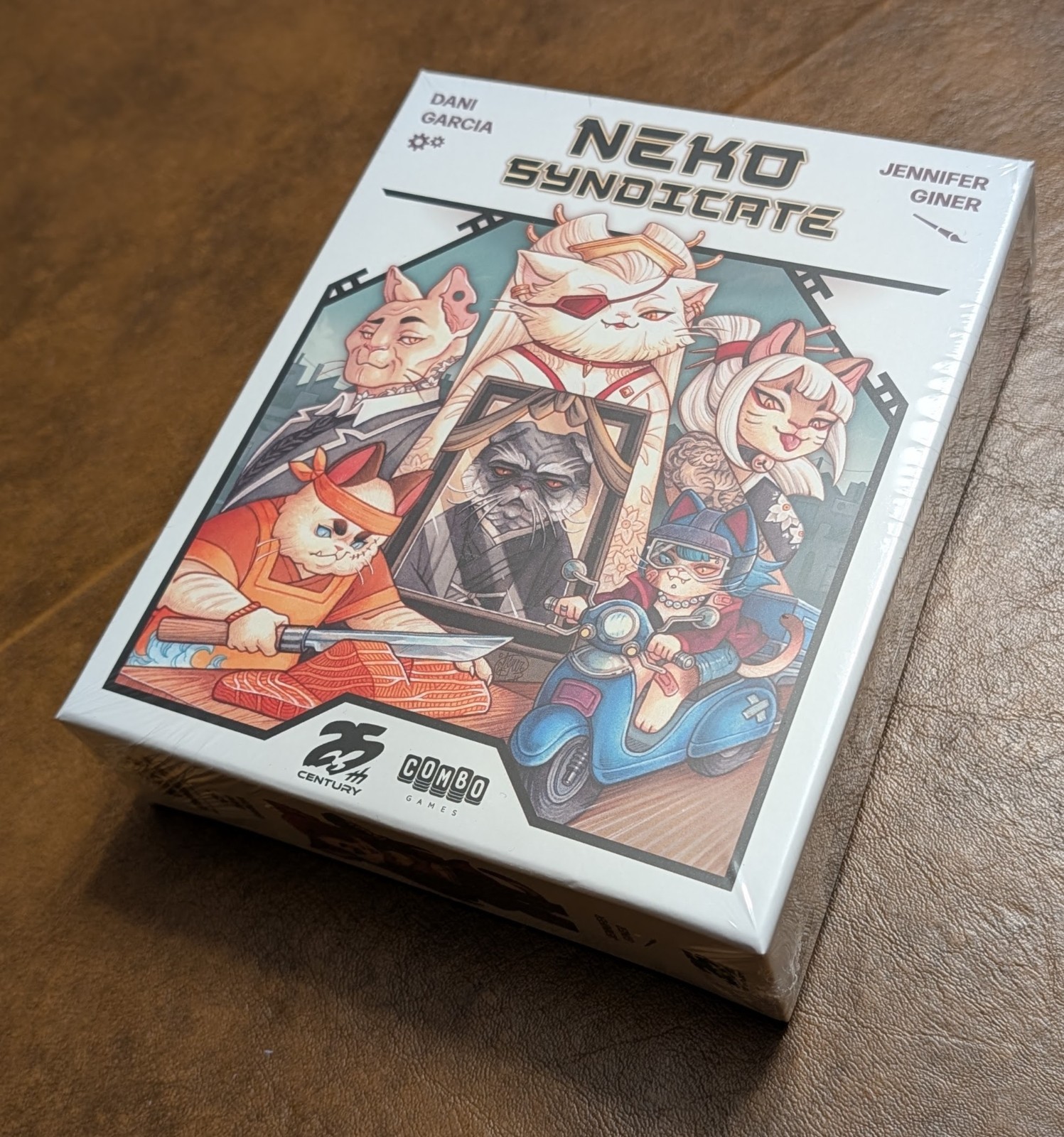 25th Century Games: Neko Syndicate board game, by Dani Garcia, New in shrink