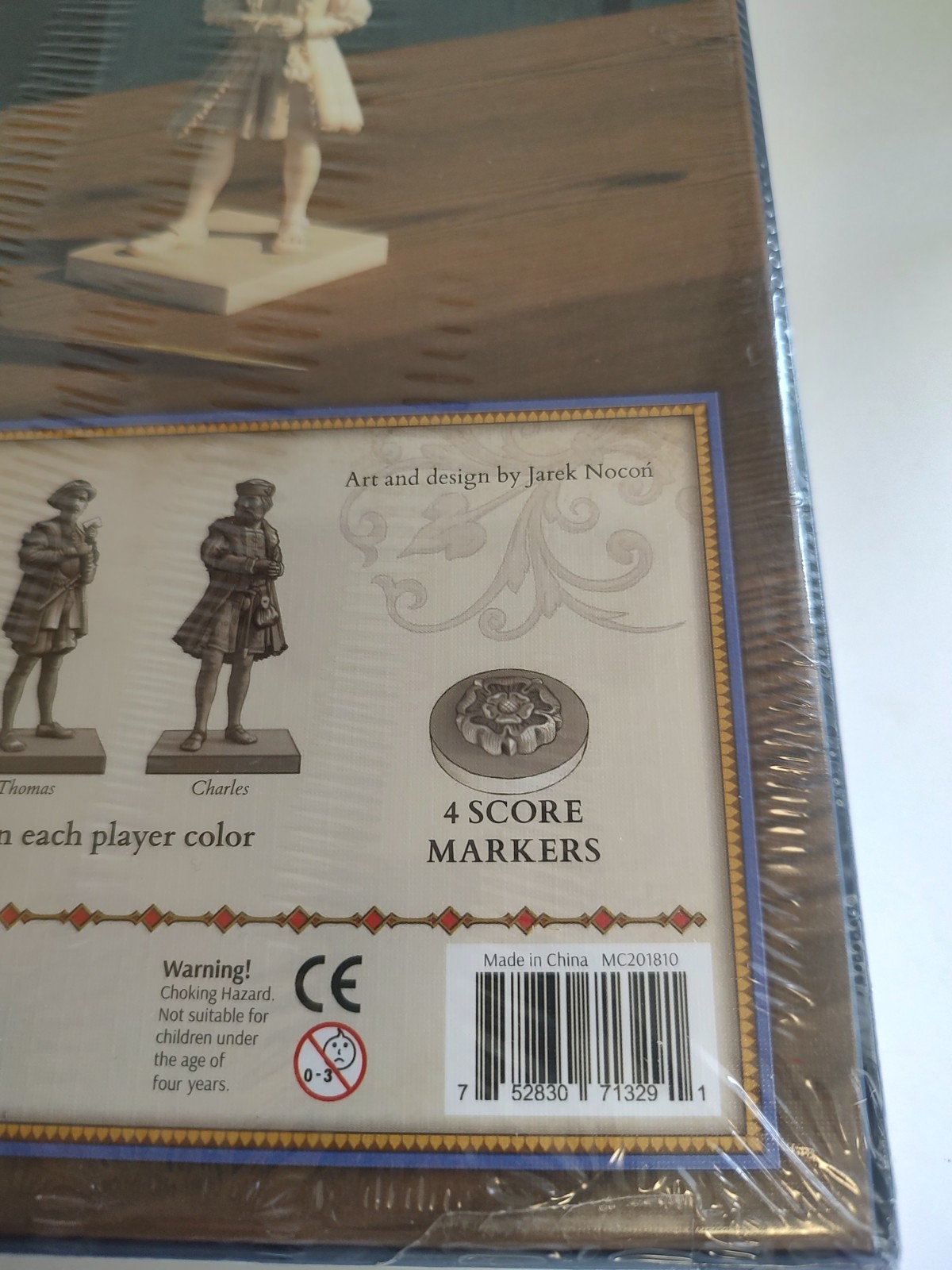 Academy Board Game Tudor Miniatures 68 Detailed Figures & 4 Tudor Rose Score
