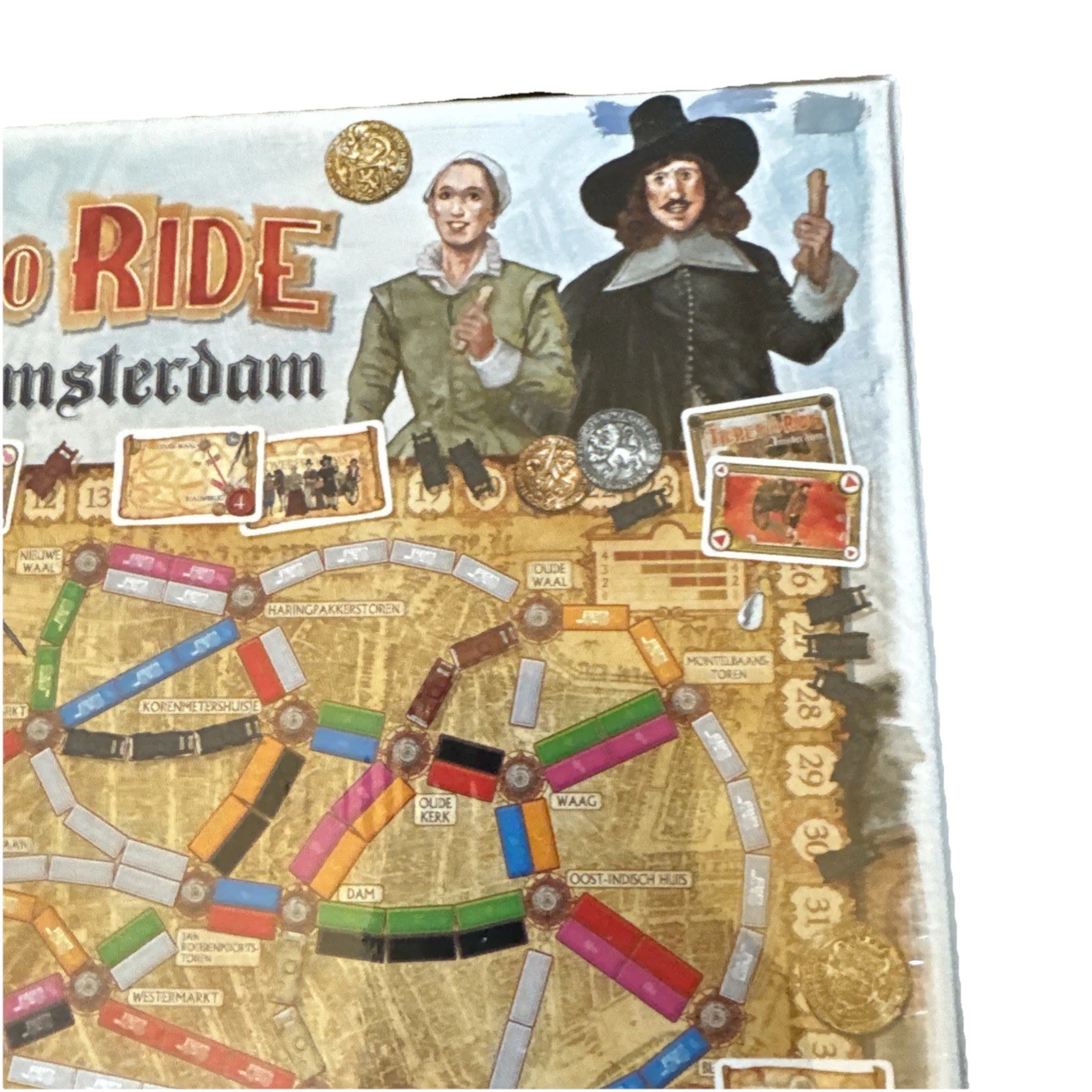 NEW! Ticket To Ride Amsterdam Board Game Days of Wonder Alan R Moon Train Cards
