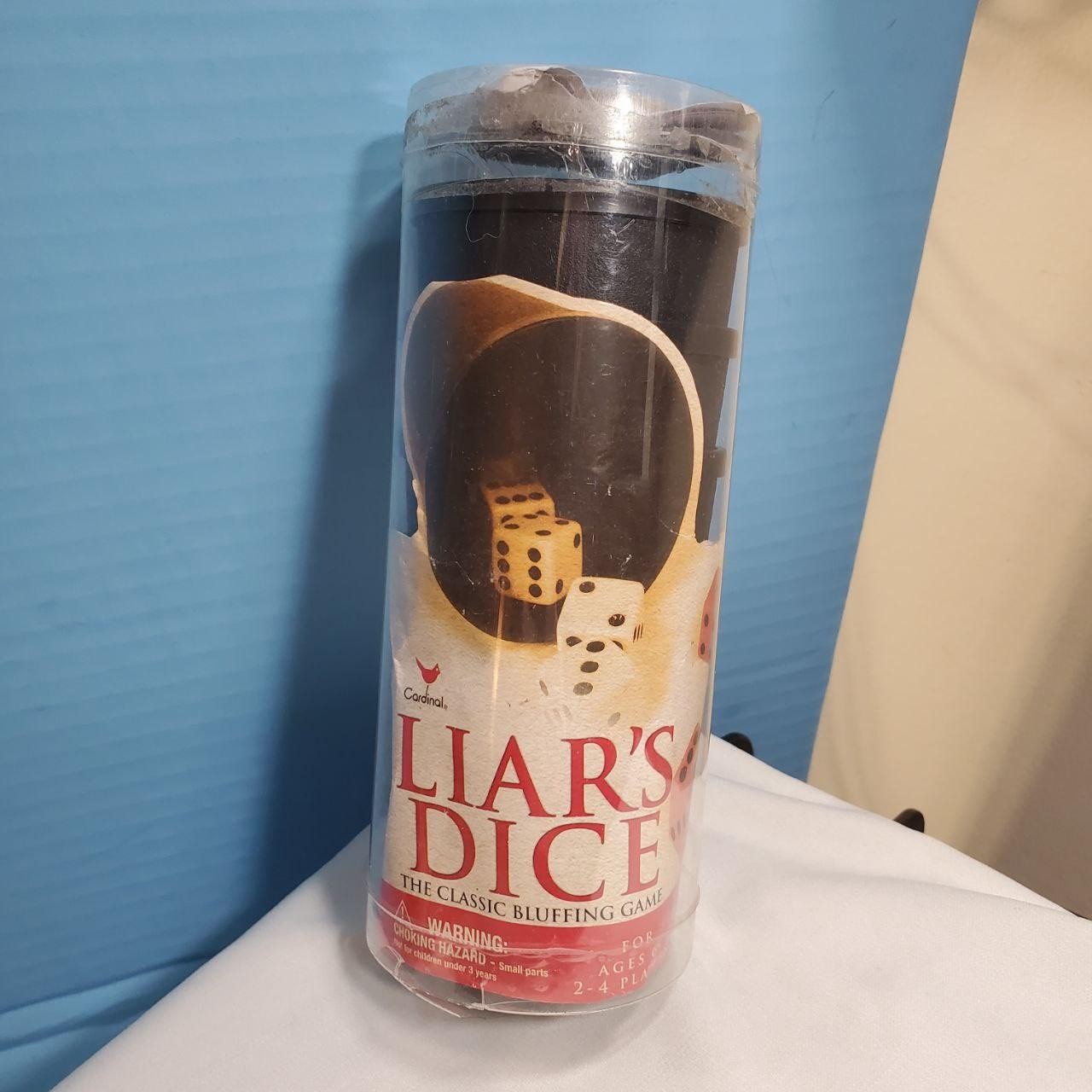 Cardinal Liars Dice The Classic Bluffing Game 2-4 Players Ages 6+