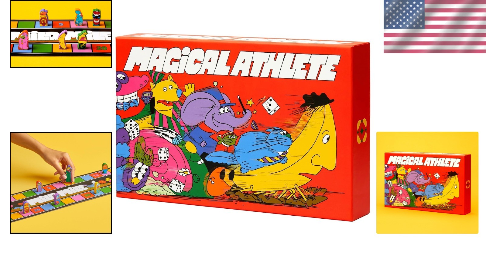 Magical Athlete Board Game – a Party Game of Pure Racing Chaos
