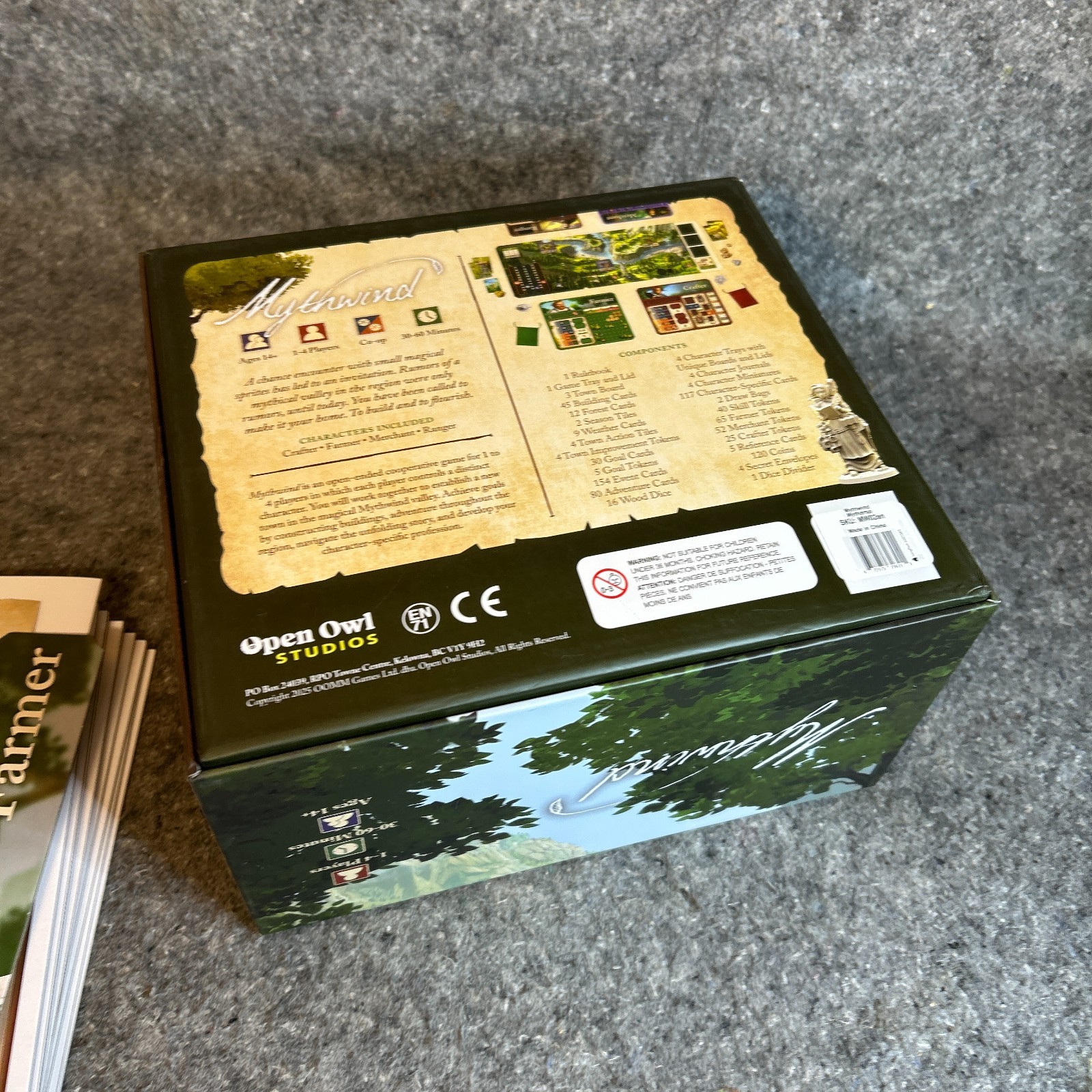 Mythwind Base Board Game Open Owl Studios Unknown Completeness As-Is MW02en