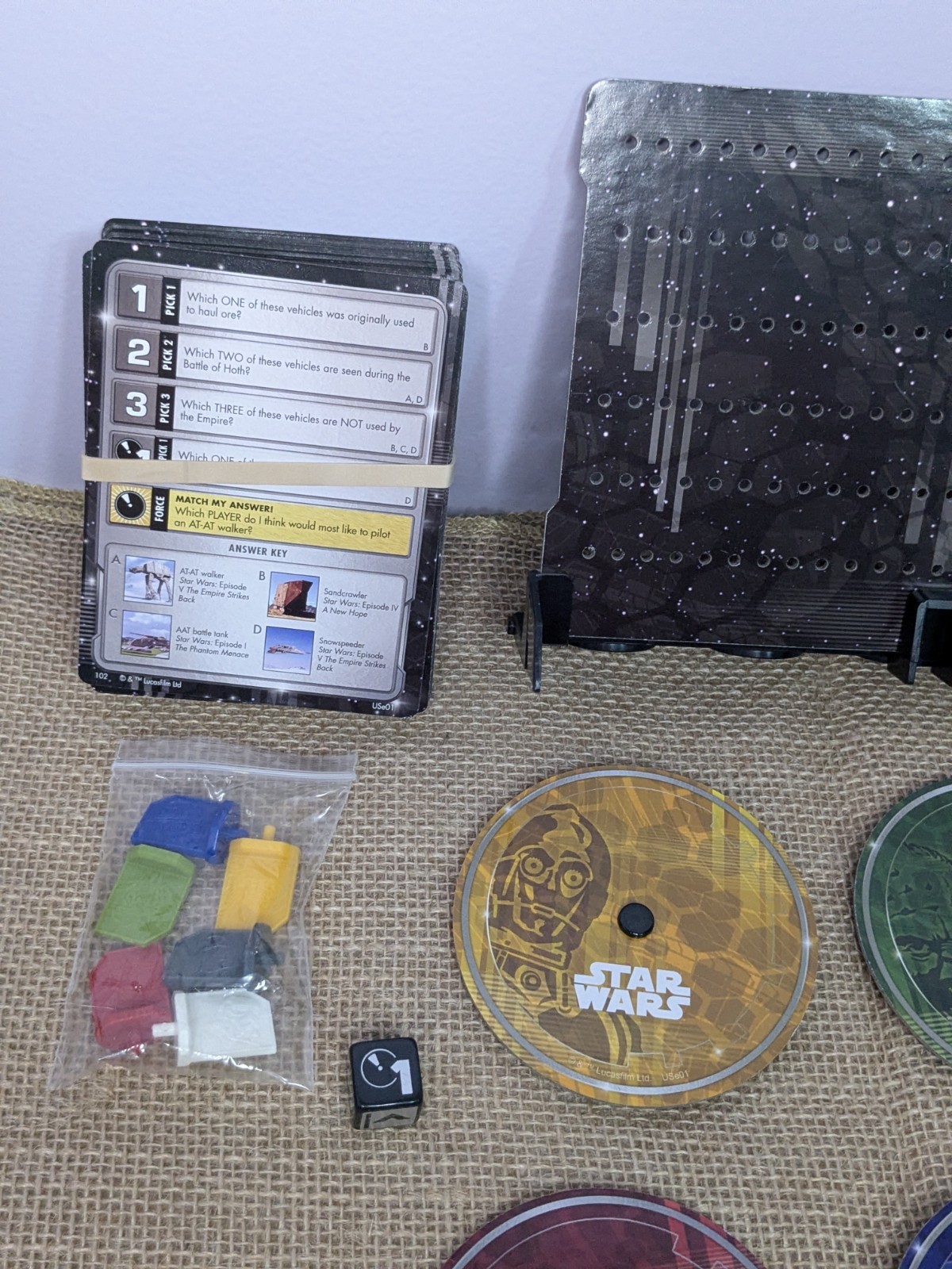 Pictopia Star Wars Complete Ultimate Picture Trivia Board Game Clone Rebels